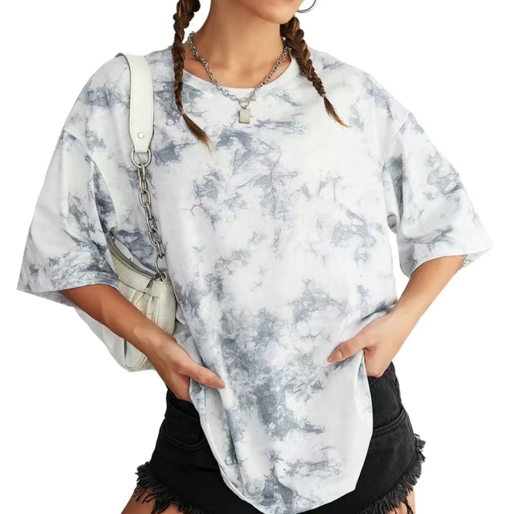 Tie dye tee.